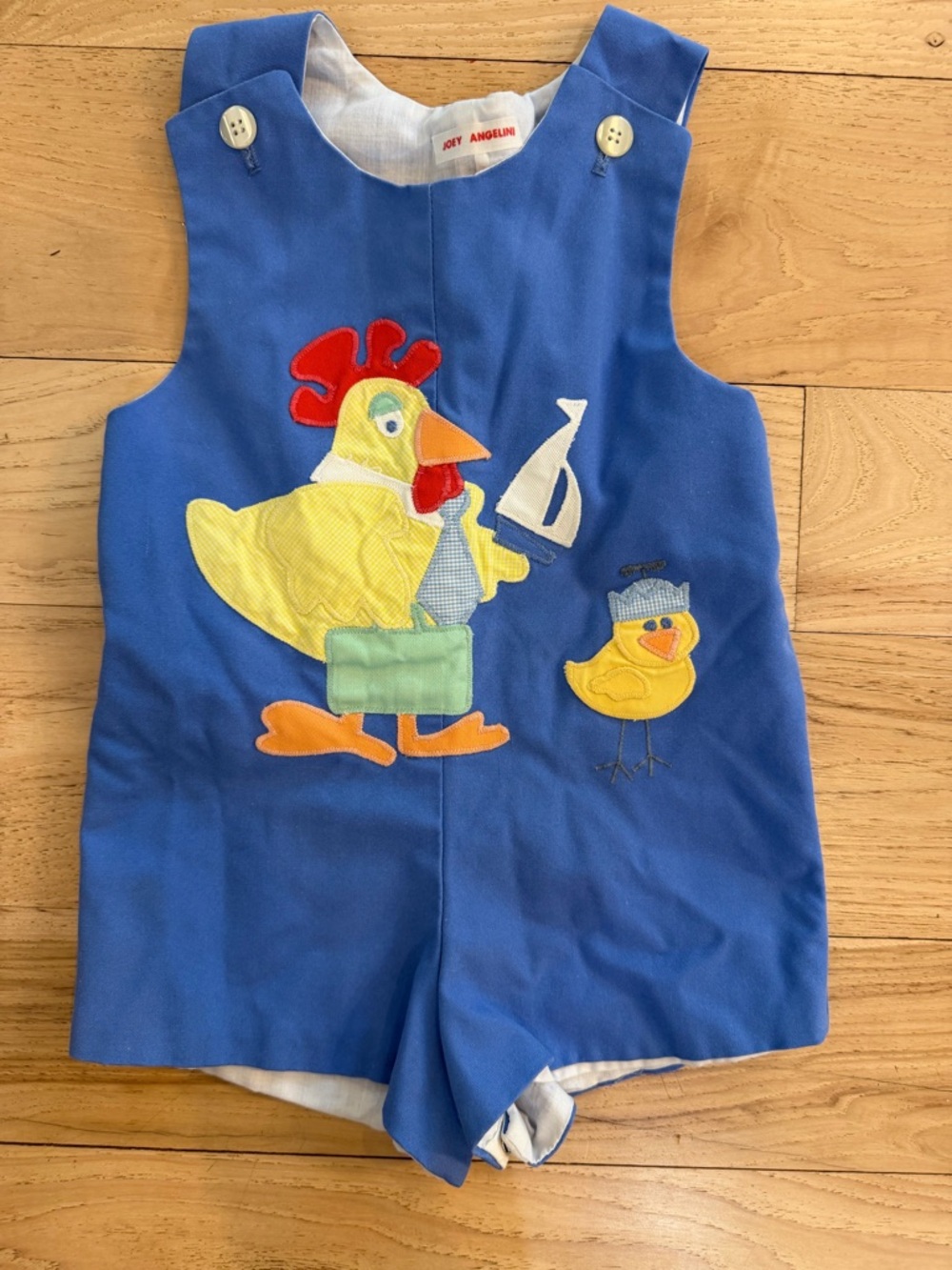 Vintage made in USA : Joey angelini romper size 24 month.Listed as XL in baby
